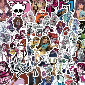 10/30/50TK Koomiks Anime Monster High Kirjatarvete Kleepsud Auto Sülearvuti Veekindel Graffiti Lastele Mänguasjad, Kingitused PVC Decal