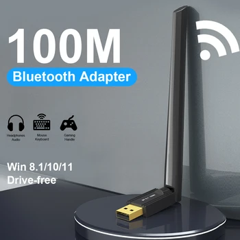 100M USB-Bluetooth-5.3 Adapter, Saatja-Vastuvõtja Audio Bluetooth Dongle Wireless USB Adapter Arvuti ARVUTI Sülearvuti Uus