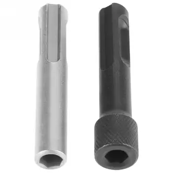 2tk 1/4 Converter Socket Hex Nut Varre Kruvikeeraja Omanik Drill Bit Adapter Mõju Juhi Kehtestatud jaoks Haamer Puurimise Tööriist