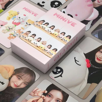 54pcs/set Kpop OLEN Postkaardid MINIVE POP-UP Lomo-Kaartide Kõrge kvaliteedi ITZY Uus Postkaart Fashion Fännid Kingitus 2023
