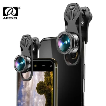 APEXEL HD 10in1 11in1 Telefoni Kaamera Objektiivi Komplektid Makro, lainurk Telefoto Koos CPL Star Filter iPhone14 Pro Android Nutitelefoni