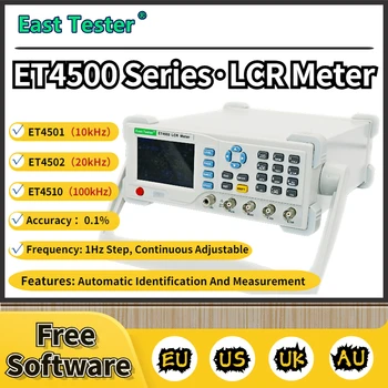 ET4501 ET4502 ET4510 Professionaalne LCR Mõõtja Digitaalne Multimeeter Kondensaator Tester Desktop Silla 10Hz~100kHz Kondensaator Kontrollida