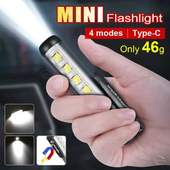 Mini LED Taskulamp Professionaalse Arsti Taskulamp Clip Magnet Kerge Töö USB Laetav Laterna Sobivad Arstid Kodus Lugeda