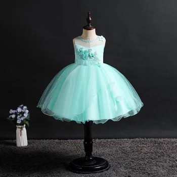 Printsess lilleneiu Kleit Suvel Tutu Pulmi, Sünnipäeva Kleidid Tüdrukute Laste Kostüüm Esimene Õhtusöömaaeg Kleidid