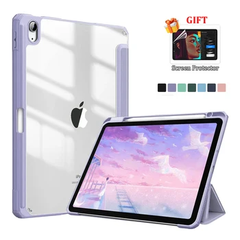 Silikoonist Case For iPad Air 2 3 4 5 10.9,10.5 10.2 7th 8th 9th 10th Generation,iPad Pro 11 12.9 Mini 6 Kaas Koos Pliiatsi Hoidja