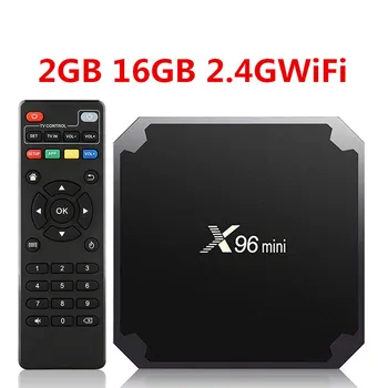 X96 Mini TV Box Android 9.0 Amlogic S905W 2G 16G X96mini 2.4 G Wifi 4K HDR Media Player Set Top Box
