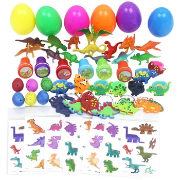48tk Loomade Dinosaurus Pool Mänguasjad, Lapsed, Peace Templid Dinosaurus Muna Väike Kingitus Külalised Lahtiselt Pinata Täiteaineid Isiku Kasuks