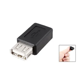 5x Uus Must USB 2.0 A-Tüüpi Naine, et Micro-USB-B Female Adapter Plug Converter