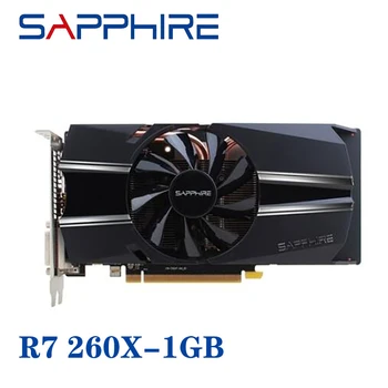 Algne Kasutatud SAPPHIRE R7 260X 1GB videokaardi GPU AMD Radeon R7260X Graafika Kaarte Arvutisse PC Mäng PCI-E