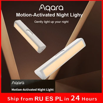 Aqara Induktsioon LED Night Light Magnet Paigaldus Inimese Keha valgusandur 2 Tase Heledus värvustemperatuuri 3200K