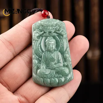 Ehtne Looduslik Kaupade Featured Bean Roheline Buddha Jumalanna Dragon Kaitse Peamine Dragon Ripats Meeste ja Naiste Õnnelik Amulett