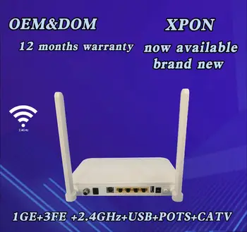 FTTH V650C XPON GPON EPON ONU koos CATV port 1GE+3FE+2.4 GHz single WIFI ametikoht sama HG8247H EG8247H F660