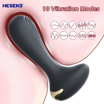 Heseks Anal Plug Eesnäärme Vibraator Vibraatorid Erootiline Butt Plug Naiste Mees Naine Buttplug Silikoon Sugu Mänguasjad Mehe või Gay