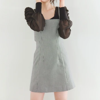 Jaapani Stiilis Stiilne Uus Triip Kleit Naiste Feminino Tagasi Õõnes Välja Spagetid Rihm Kleidid Elegantne Primavera 2023 Rüü Femme