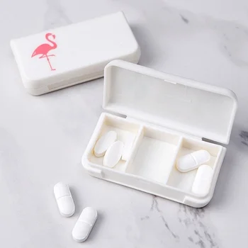 Kaasaskantav Mini Pill Box Meditsiin Kastid 3 Võrgud Reisi Kodus Meditsiini Ravimid Tablett Tühja Konteineri Kodu Omanik Juhtudel Ladustamise Kasti