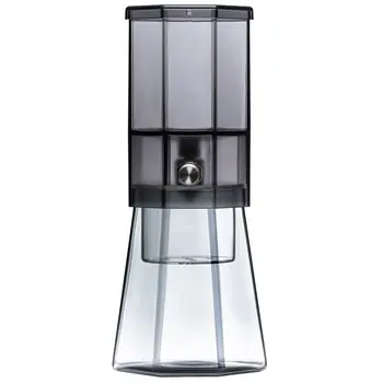 Kaheksanurkne Jää Tilk Potti Coffee Maker machine Külma Ekstrakt PC+Kõrge boorsilikaatklaasist Kaasaskantav Roostevabast terasest vee ventiil