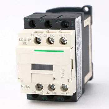 LC1D12BD DC electric magnet Kontaktori 3P 3NO LC1-D12BD 12A 24V DC coil