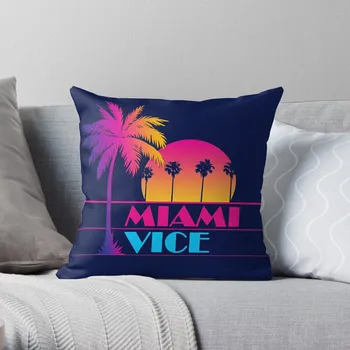 Miami Vice - Puhas 80s disain Viska Padi Padi Diivan Padjapüürid Voodi, Padjad Jõulud Katted, Padjad