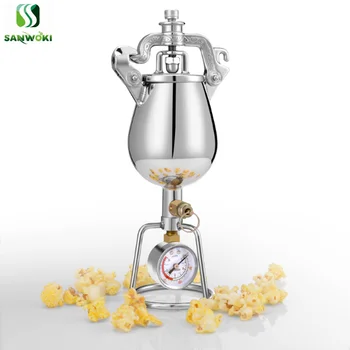 Mini Käsi-cranked vana popkorni masin popcorn maker paisutatud riis masin popcorn maker hiina vanas stiilis paisutatud mais masin