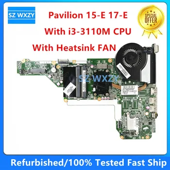 Renoveeritud HP 15-E 17-E Sülearvuti Emaplaadi Koos SR0N2 i3-3110M 2.4 GHz CPU 729843-501 729843-001 DAR62CMB6A0 DDR3