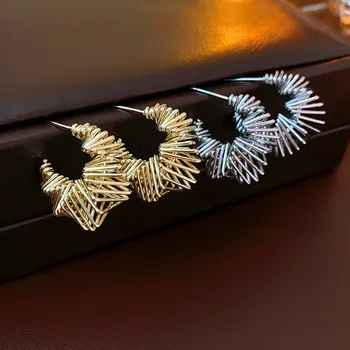 Toon Skaala Väändunud Nägu, Naiste Kõrvarõngad Uus Tüüp C Premium Hulgi Metallist Kõrvarõngad Naiste Kullatud Jewelries