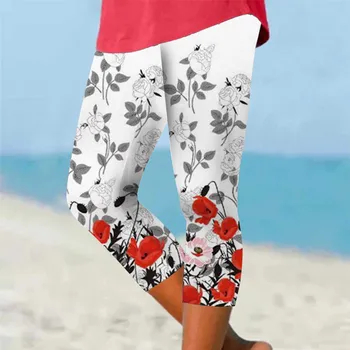 Tops Trükkimine Y2k Cargo Püksid Naiste Streetwear Säärised Suvel Casual Spordi-Jooga Püksid Pingul Kärbitud Püksid Pikad Püksid