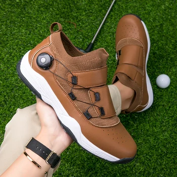 Uus Golf Kingad Meeste Professiional Golf Footwears Meestele Anti Slip Walking Tossud Väljas Kõndides Kingad Mees Lumeinimene tossud