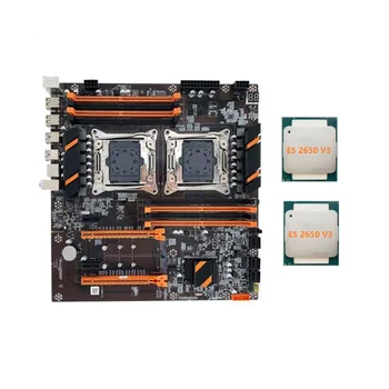 X99 Dual CPU, Emaplaadi Toetus DDR4 ECC Mälu Maksimaalne Toetuse 256G LGA2011 Emaplaadi koos 2XE5 2650 V3 CPU